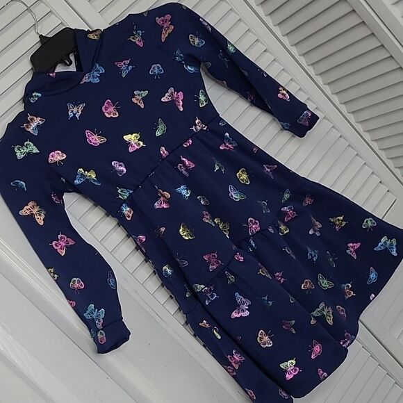 Emma & Elsa sz 10 hooded sweatshirt dress - Picture 1 of 10